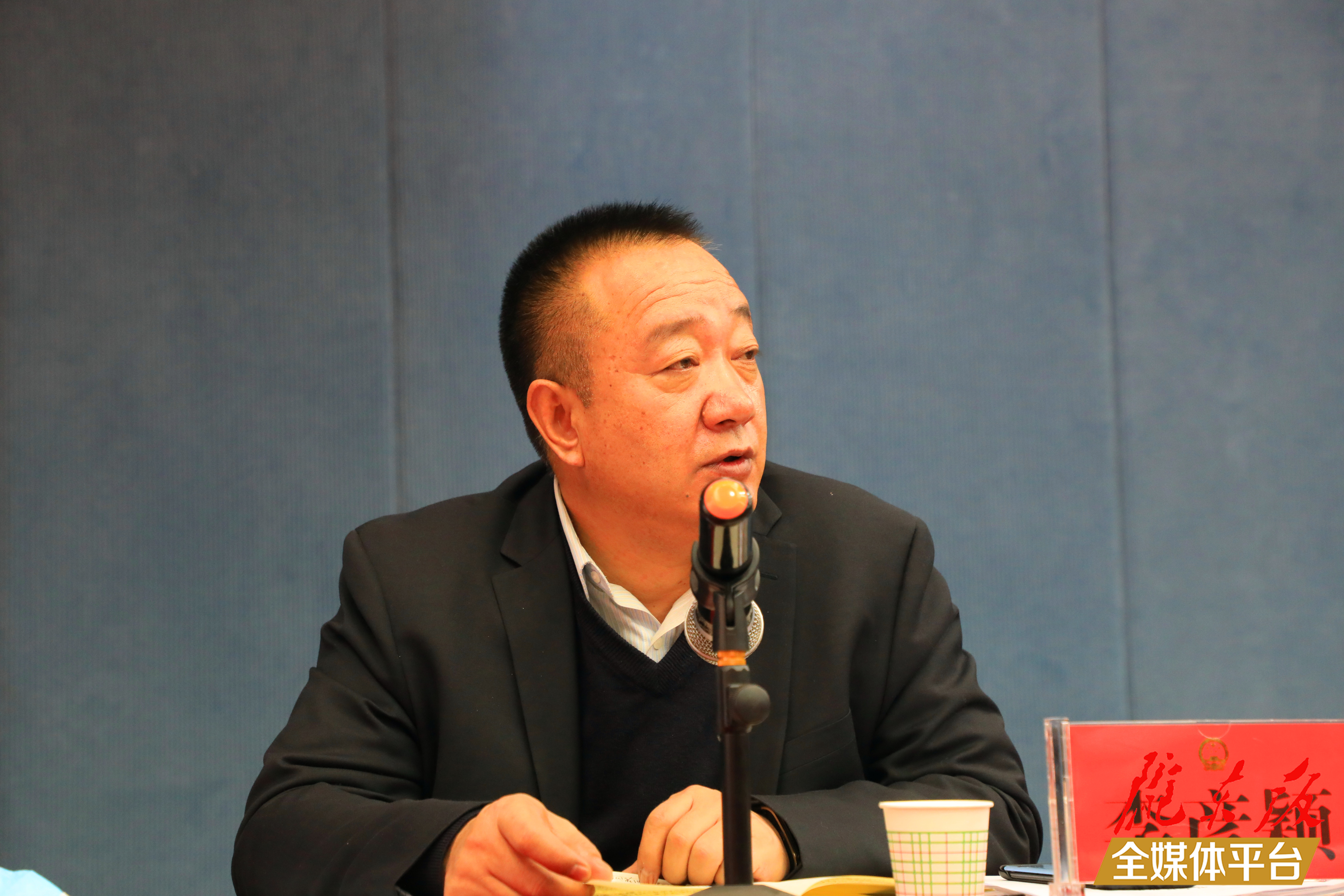 人大代表李彥穎參加分組審議時發(fā)言。