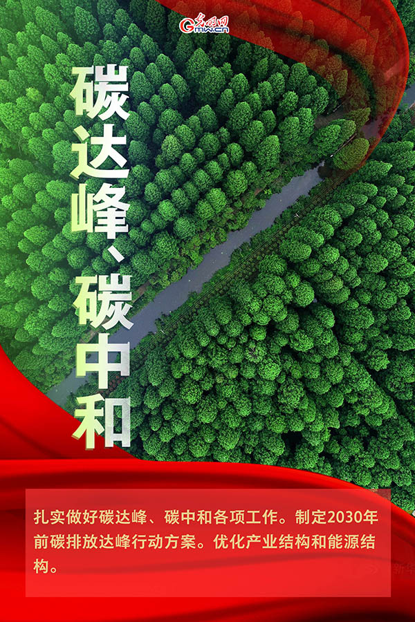 海報(bào)| 2021年政府工作報(bào)告，提到這些生態(tài)環(huán)保關(guān)鍵詞